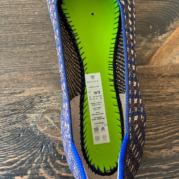 Rothy’s flat with bow - Evening Metallic - Picture 5 of 6